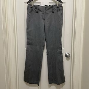 Maurice's Women's Dress Pants Gray Wide‎ Leg Career Trousers Slacks Size 9 / 10